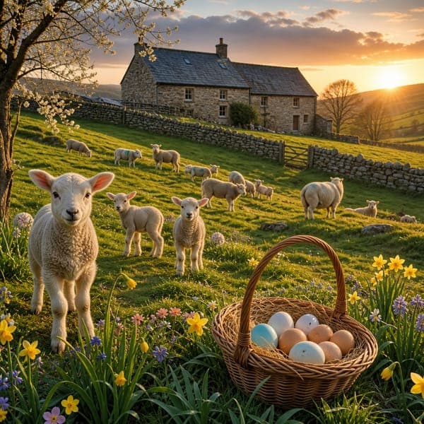 Spring Lambs jigsaw puzzle
