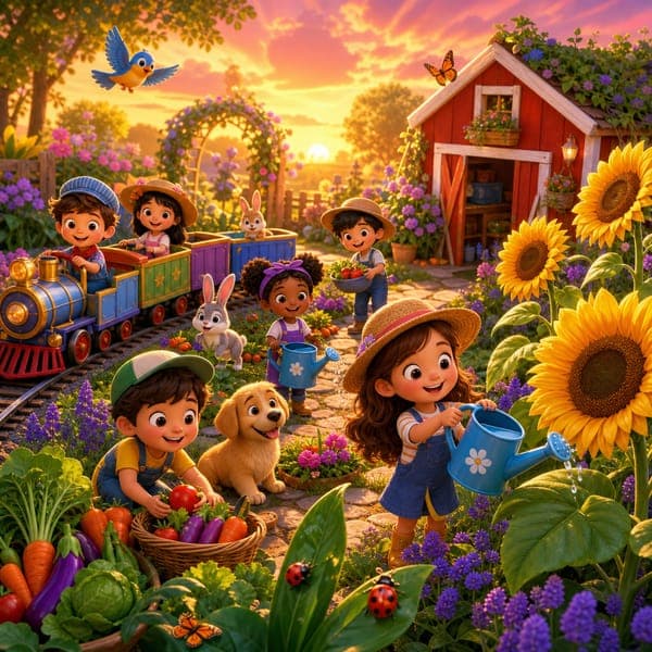 Garden Helpers jigsaw puzzle