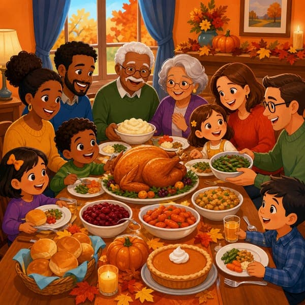 Thanksgiving for Kids jigsaw puzzle