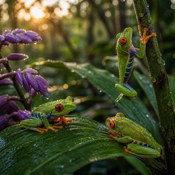 Tree Frogs jigsaw puzzle