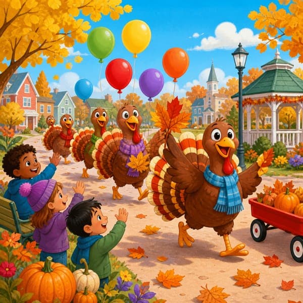 The Turkey Parade jigsaw puzzle