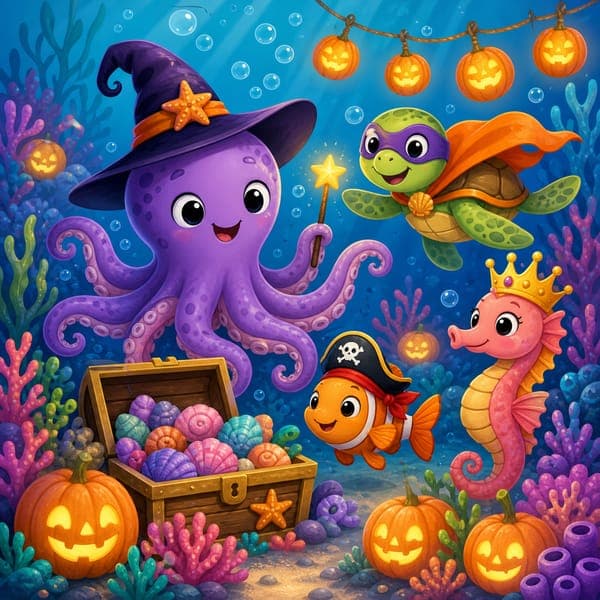 Undersea Halloween jigsaw puzzle