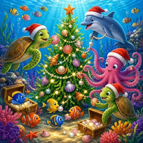 Underwater Christmas jigsaw puzzle