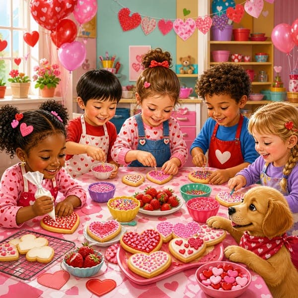 Valentine Cookie Party jigsaw puzzle