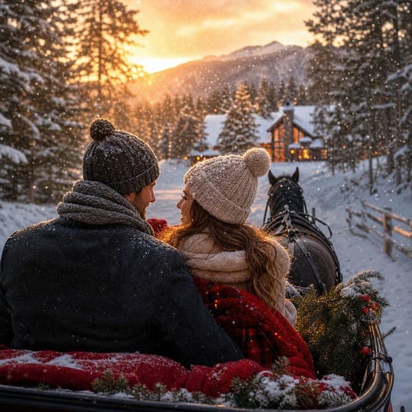 Winter Sleigh Ride jigsaw puzzle