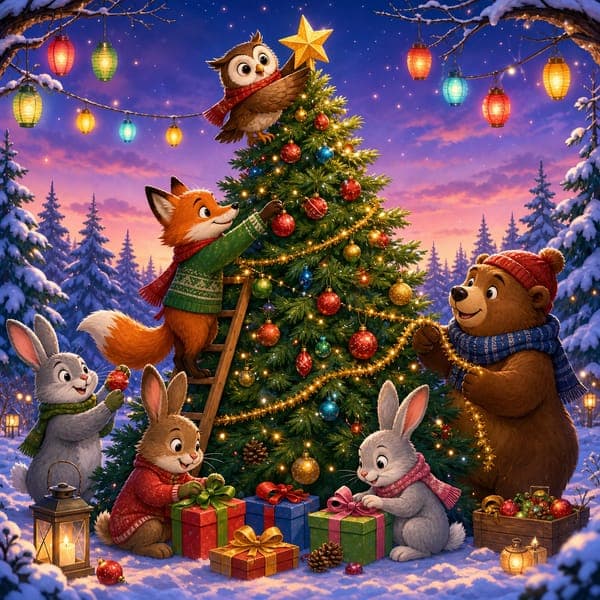 Woodland Christmas jigsaw puzzle