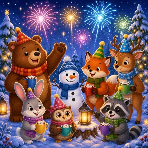 Woodland Fireworks jigsaw puzzle