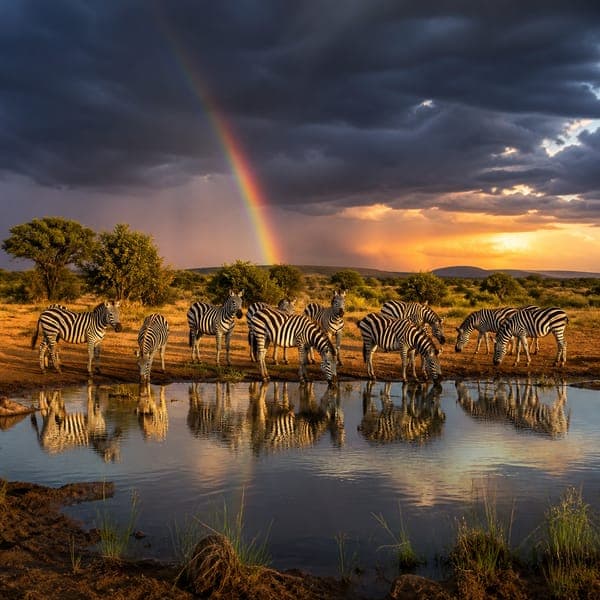Zebras jigsaw puzzle
