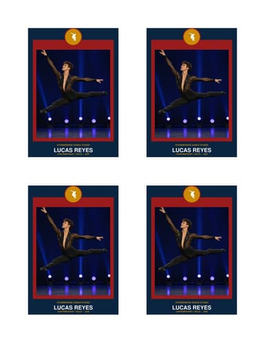 Circle Badge dance card normal preview