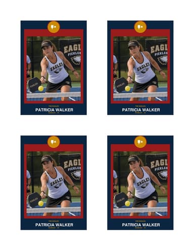 Circle Badge pickleball card normal preview