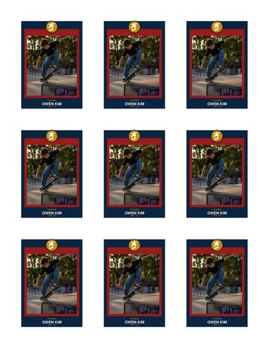 Circle Badge skateboarding team sheet preview