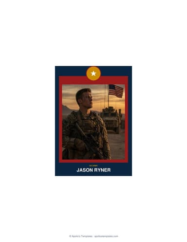 Circle Badge USA card enlarged preview