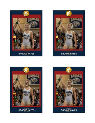 Circle Badge wrestling card normal preview