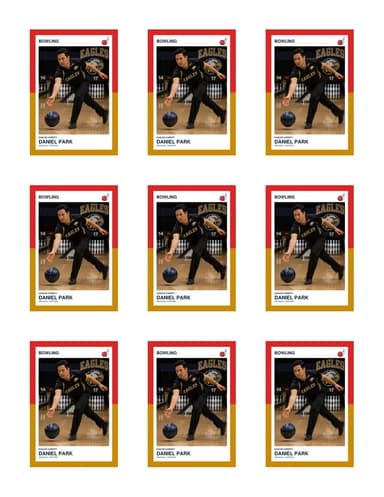 Split Halves bowling team sheet preview