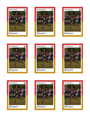 Split Halves cross country team sheet preview