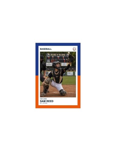 Split Halves baseball card — enlarged size preview