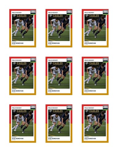 Split Halves field hockey team sheet preview