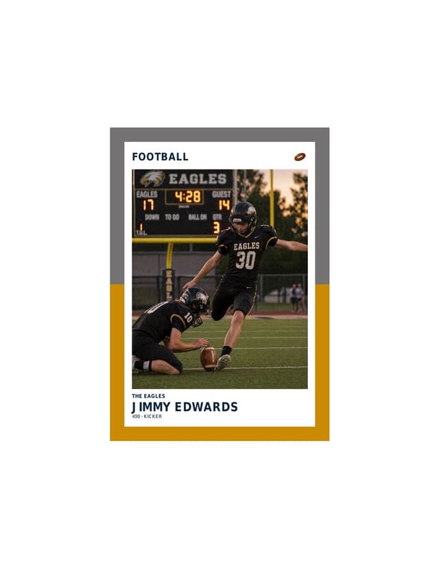 Split Halves football card preview