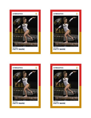 Split Halves gymnastics card normal preview