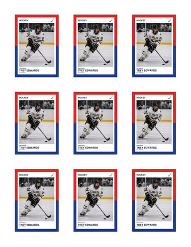 Split Halves hockey team sheet preview