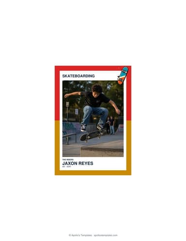Split Halves skateboarding card enlarged preview