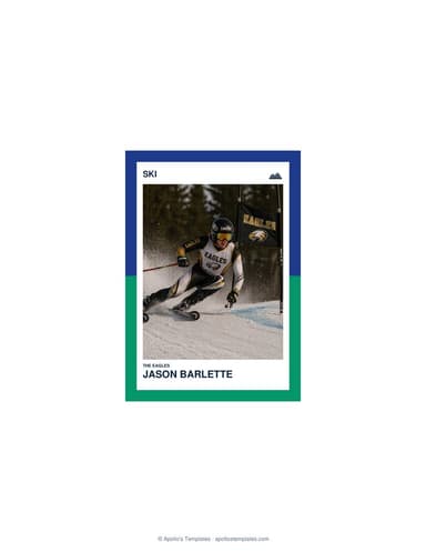 Split Halves ski card enlarged preview
