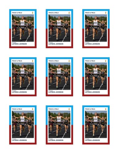 Split Halves track field team sheet preview