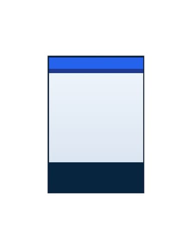 One enlarged blank trading card centered on a US Letter sheet at 3.5 by 5 inches, photo above the name and details
