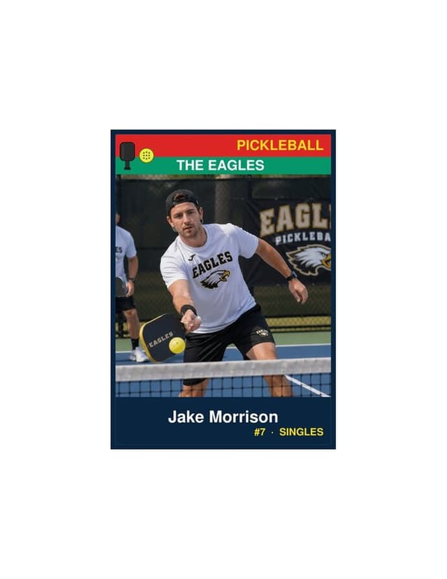 Pickleball card template preview