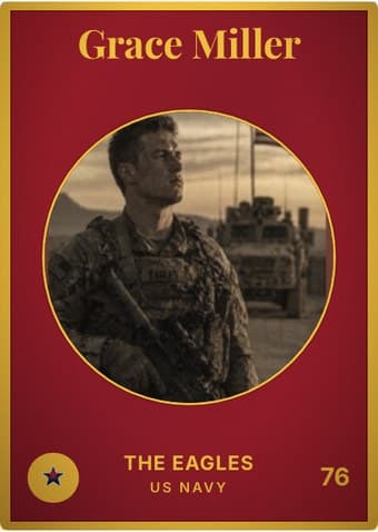 USA card in the Vintage Card design — an aged photo in a gold-ringed circular window on a deep crimson card, with the name in a serif face arched across the top
