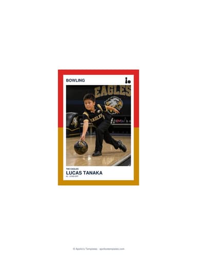 Split Halves bowling card enlarged preview