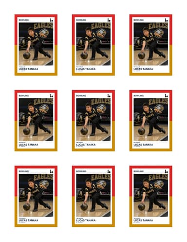 Split Halves bowling team sheet preview