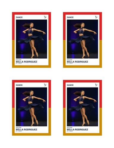 Split Halves dance card normal preview