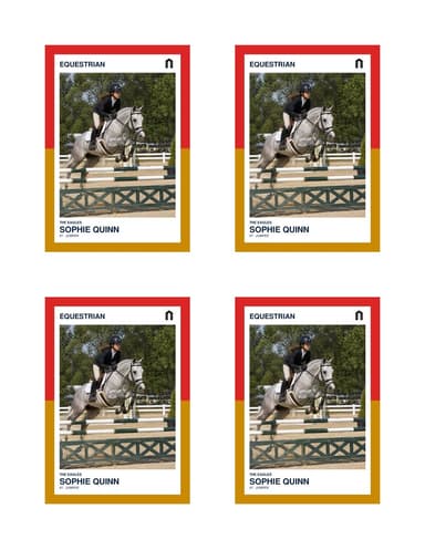 Split Halves equestrian card normal preview