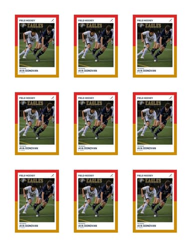 Split Halves field hockey team sheet preview