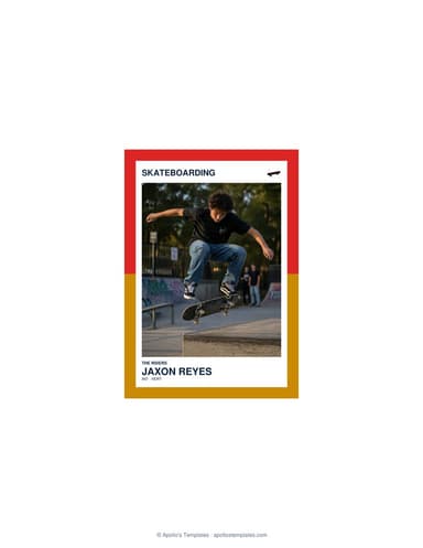 Split Halves skateboarding card enlarged preview