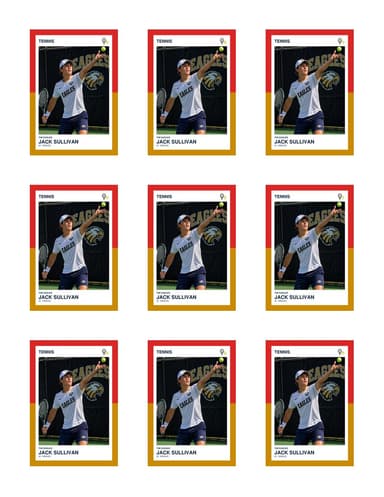 Split Halves tennis team sheet preview