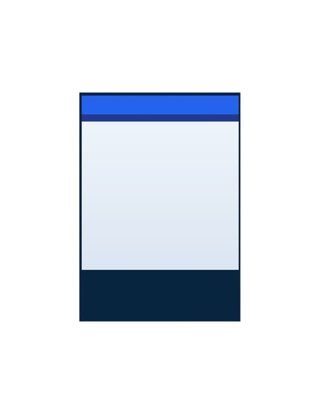 Blank trading card template preview