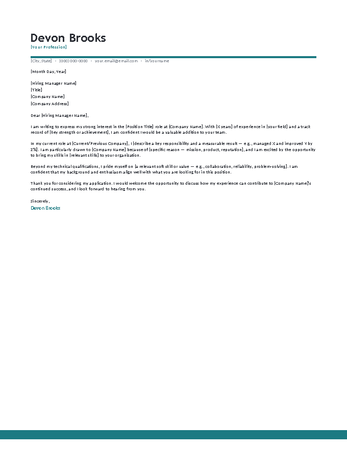 Contemporary — Teal preview