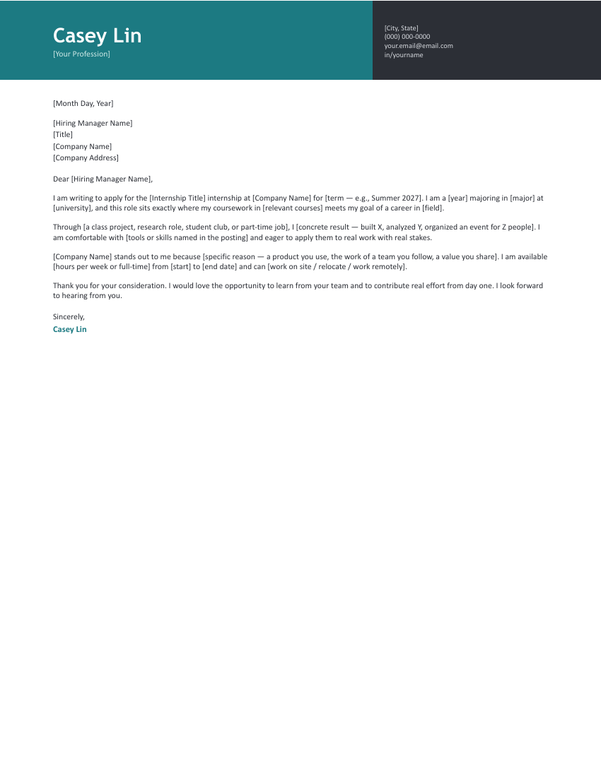 Internship — Two-Tone preview
