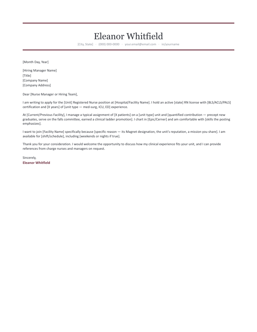 Nursing — Formal Wine preview