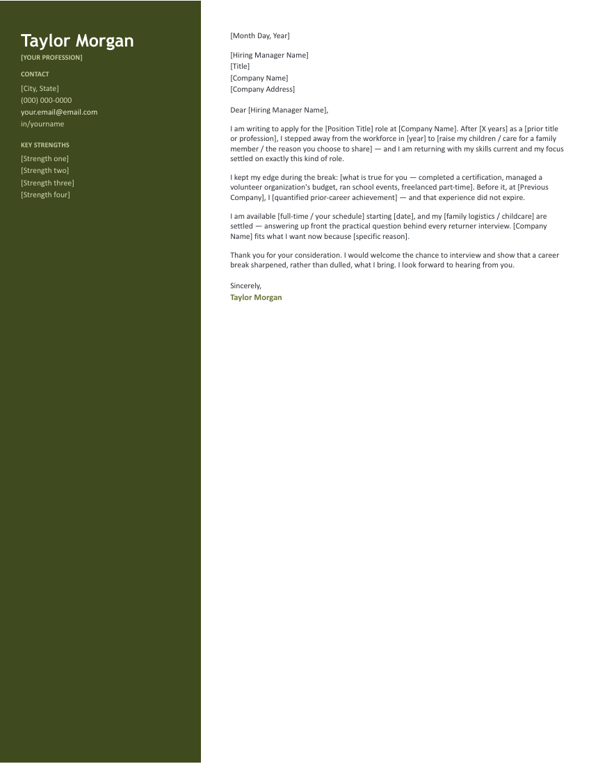 Color Sidebar — Olive preview