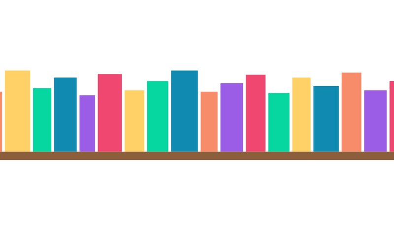 Rainbow Bookshelf