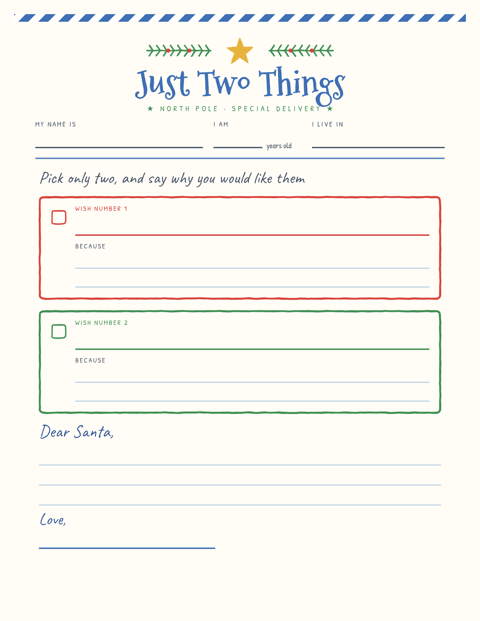 Just Two Things preview
