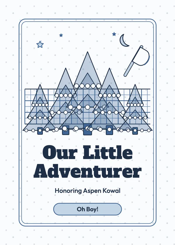 Plaid Forest — Plaid & Lumberjack baby shower invitation