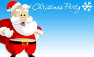 Invitation 6 — Blue Santa B preview