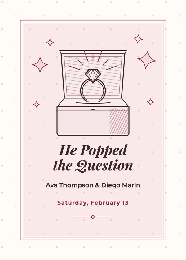 Ring Box — Ring Bling engagement invitation