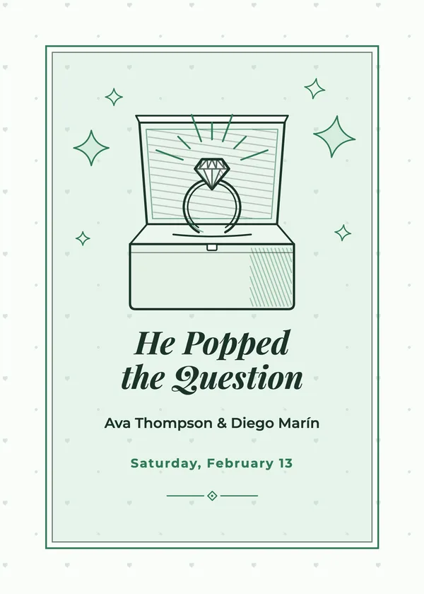 Ring Box — Ring Bling engagement invitation
