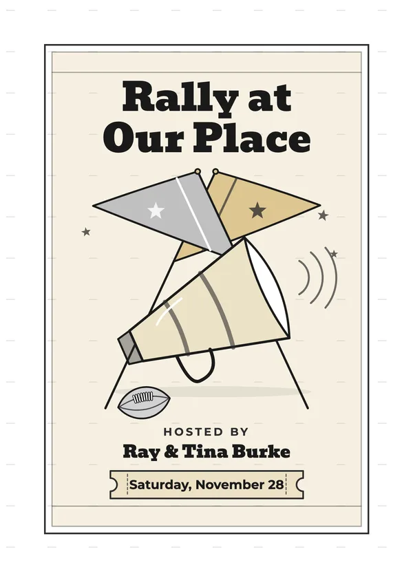 Bowl Game & Championship Party Invitations — Free