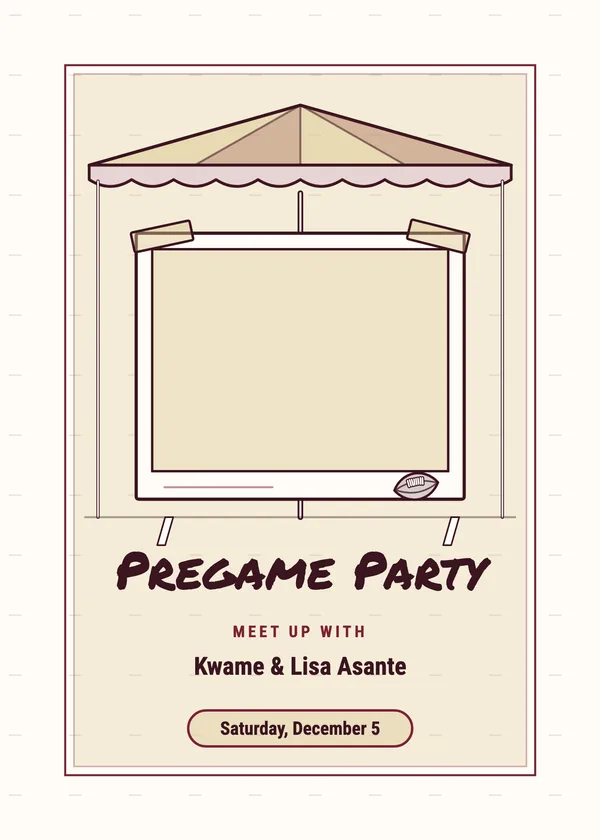 Tailgate Party Invitations — Customize Online, Free